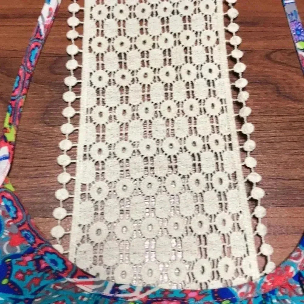 Derek Heart Multi Color Summer Dress, Med - Picture 3 of 6